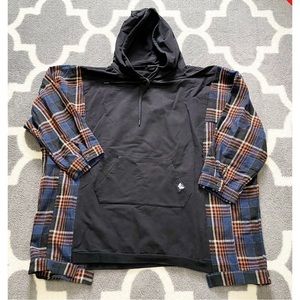 The Frankie Flannel Hoodie - Girrlscout Tomboy Butterfly - NWT